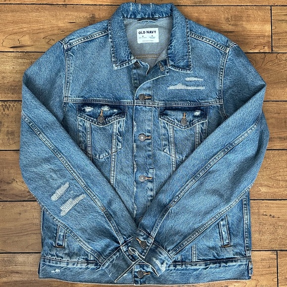 Old Navy Jean Jacket Medium - Picture 2 of 5